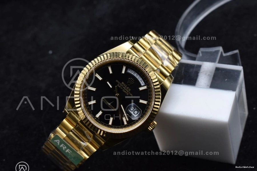 Date President On Bracelet Weight) Black YG Supportive Stick VR3255 ARF Day 228238 40 Dial Best 659 Edition 1:1 (Gain 0409